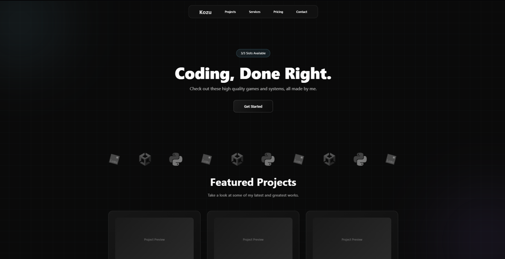 Minimalist Portfolio